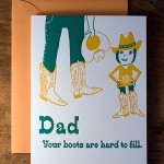 Father/Daughter Card by Wildhorse Press