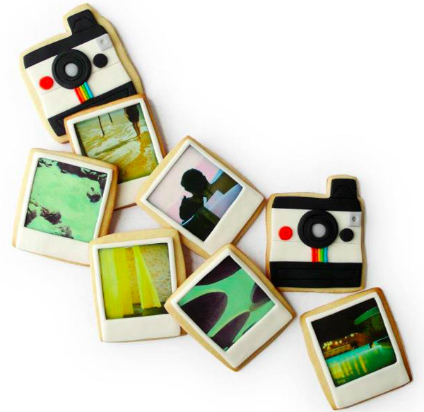 Polaroid Photo Custom Cookies by Manjar