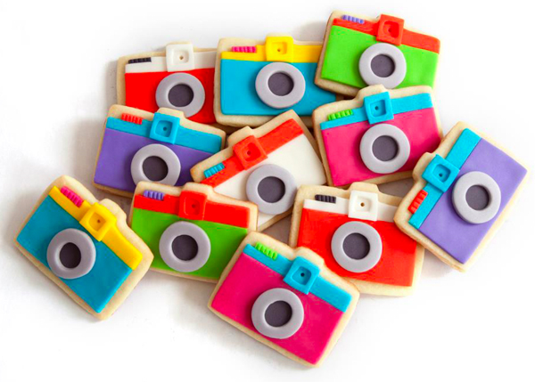 Mini Diana Camera Cookies by Manjar