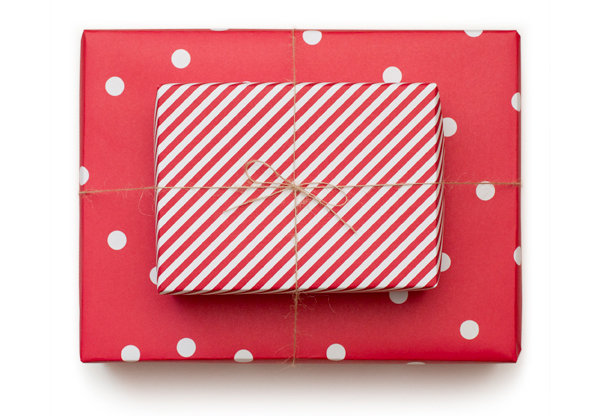 Sugar Paper Reversible Gift Wrap – Cheerful Red