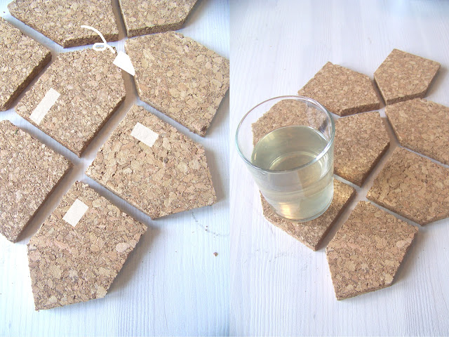 DIY House Shaped Coasters by Speculaas