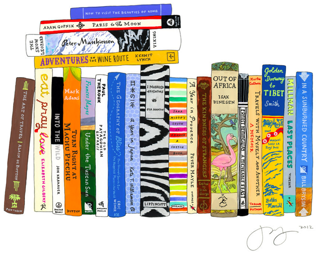 Ideal Bookshelf: Travel by Jane Mount