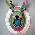 Crocheted Deer Head by Manafka Mina
