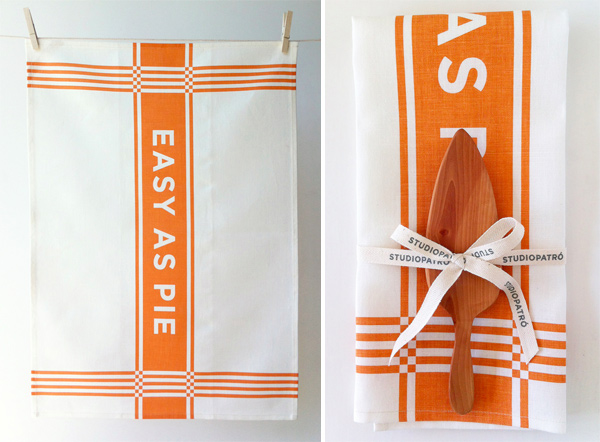 Easy As Pie Tea Towel Gift Set by Studiopatró