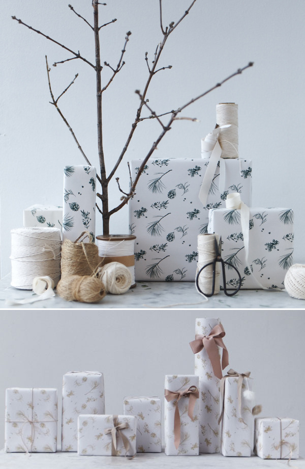 Evergreen Gift Wrap by Herriott Grace