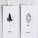 Letterpress Gift Tags by In Haus Press